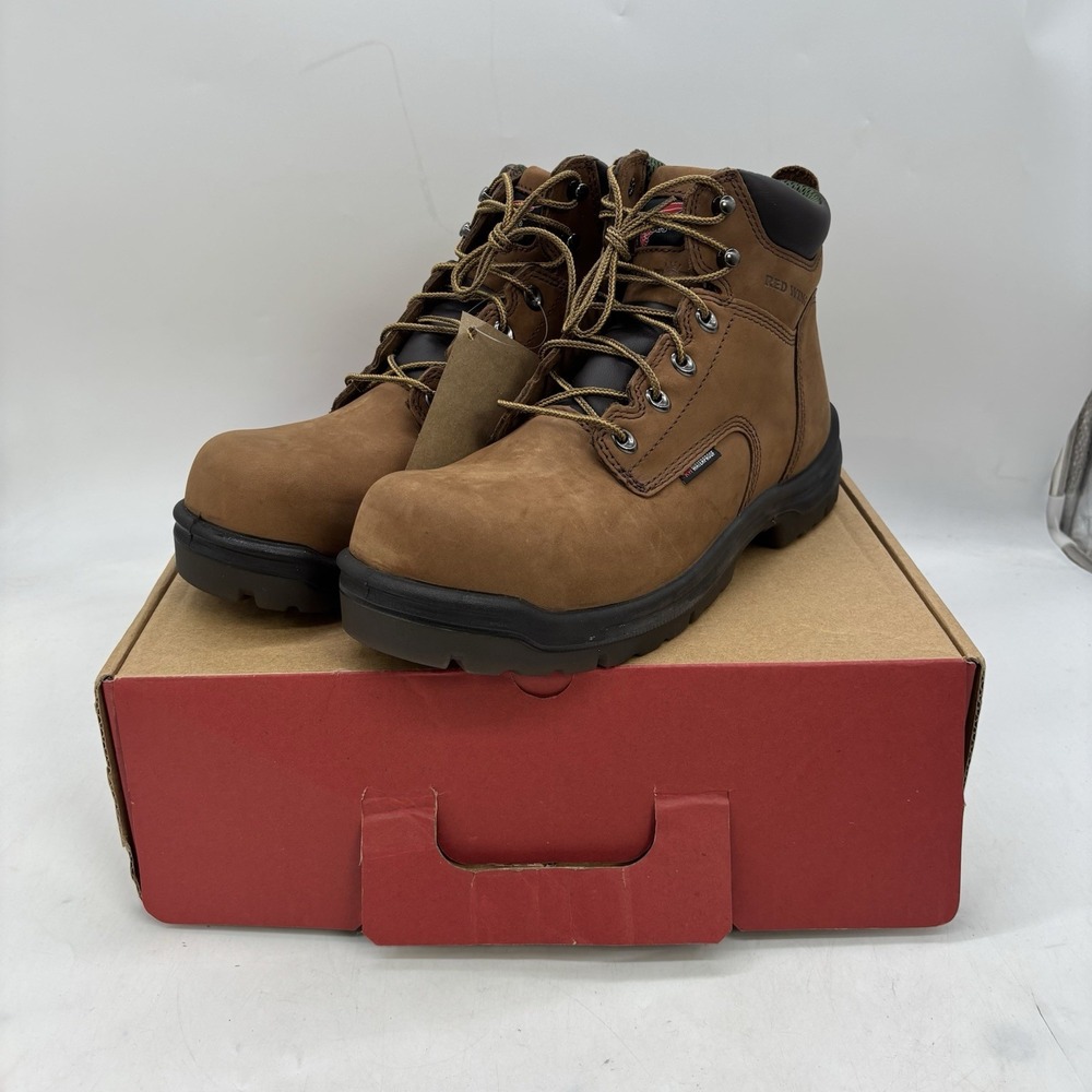 Red Wing King Toe Boots Mens 2240 Mens 11.5 D Workwear Brown Eyelet New in Box